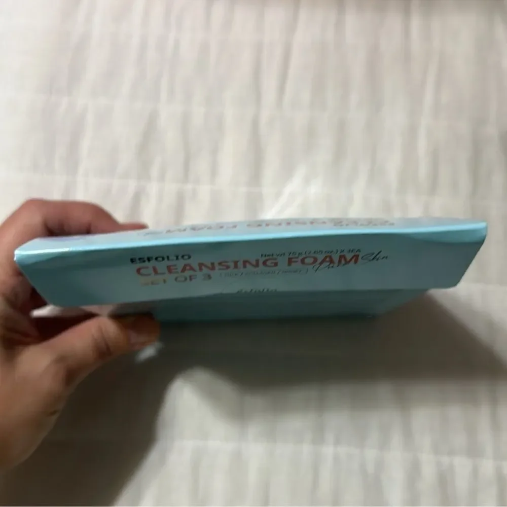 ESFOLIO SET OF 3 CLEANSING FOAM MILK COLLAGEN HONEY